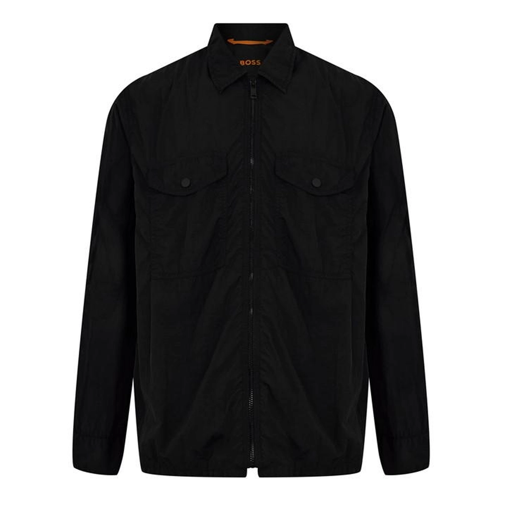 Hugo Boss Zip Shacket - Black